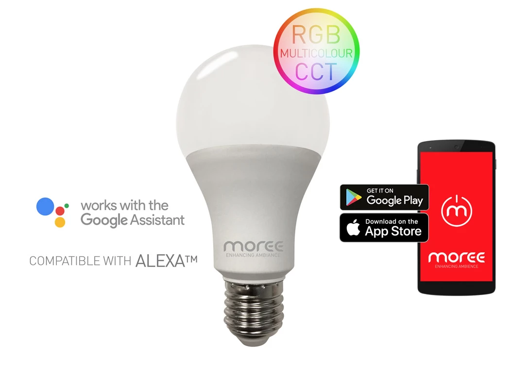 Moree RGB + valkoinen, wifi