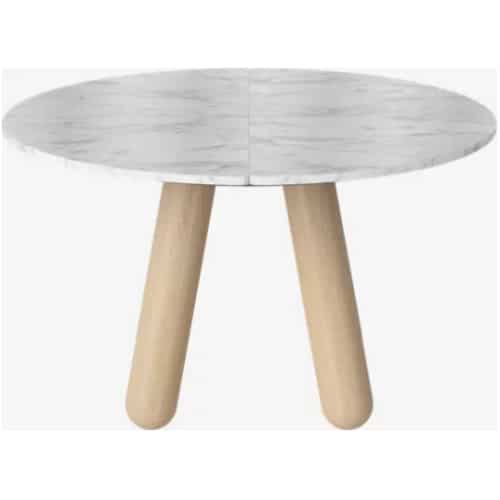Bolia Balance -ruokapöytä (valkoinen/harmaa marmori)