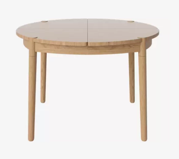 Bolia Fusion -jatkettava ruokapöytä Ø110 cm K: 74.5 cm (öljytty tammi)