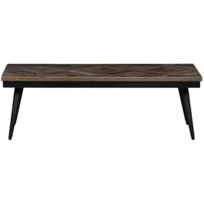 Woood Rhombic -sohvapöytä 40x120x60 (puu, metalli)