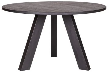 Woood Rhonda -ruokapöytä 129 cm, musta