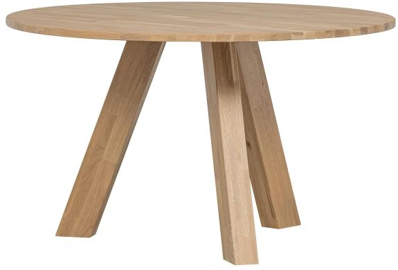 Woood Rhonda -ruokapöytä 129 cm, tammi
