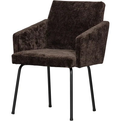 Woood Mount -ruokapöydäntuoli, tummanruskea