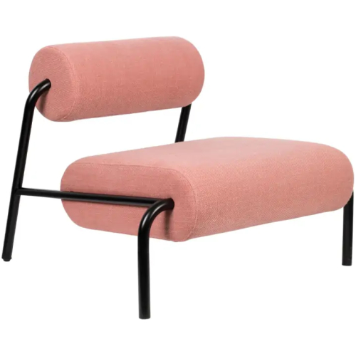Zuiver Lekima -loungetuoli, pinkki