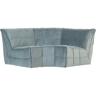 Vtwonen Cluster -kulmasohva / moduli, sininen, sametti