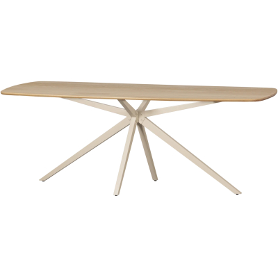 Woood Danish -ruokapöytä, vaalea