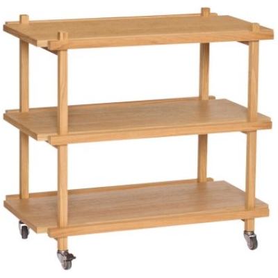 Hübsch Crayon -tarjoiluvaunu, tammi