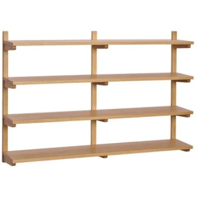 Hubsch-seinähylly, pitkä, tammi