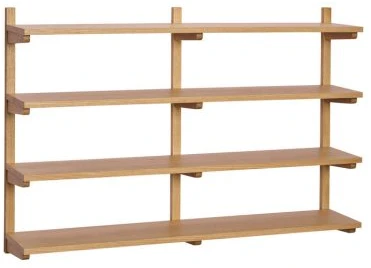 Hubsch-seinähylly, pitkä, tammi