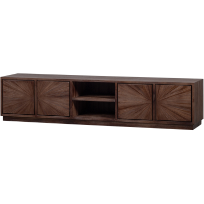 Woood Sun -tv-taso, kierrätetty tiikki 200 cm