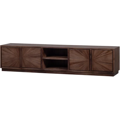 Woood Sun -tv-taso, kierrätetty tiikki 200 cm