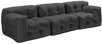 nota a sofa, tummanharmaa